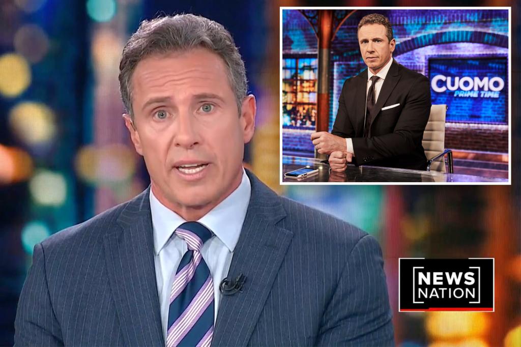 Chris Cuomo NewsNation ratings down 90% compared | Gossip Wire