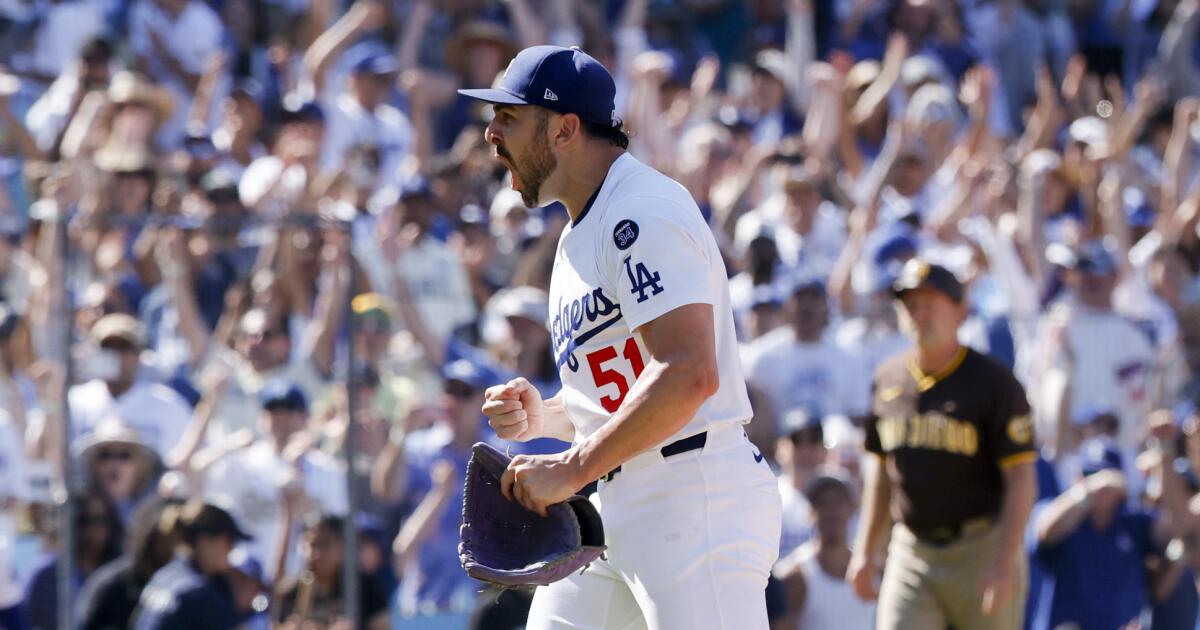 Dodgers dominate stumbling Padres and prove