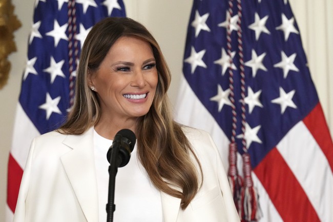 First Lady Melania Trump Evokes Children's