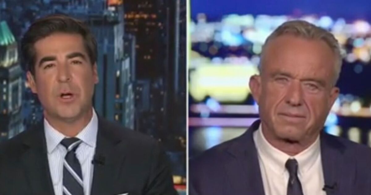 Fox News’ Jesse Watters halts show to ask RFK Jr | TV Shows