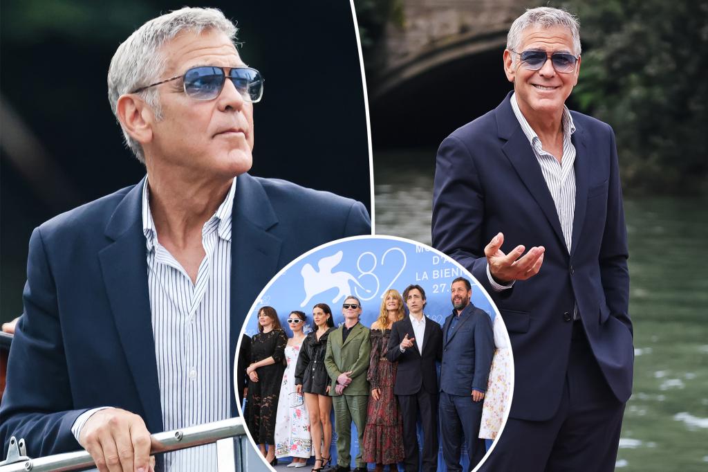 George Clooney drops out of Venice Film Festival
