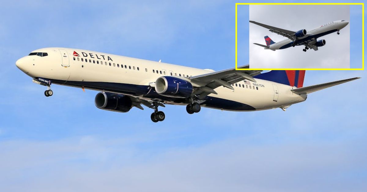 Delta plane wing clips empty aircraft during pushback from gate in Atlanta