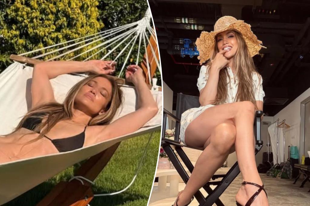 Jennifer Lopez sizzles in string bikini during