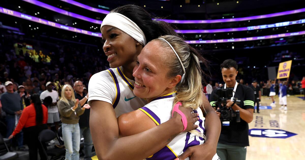 Julie Allemand and Dearica Hamby lead Sparks to