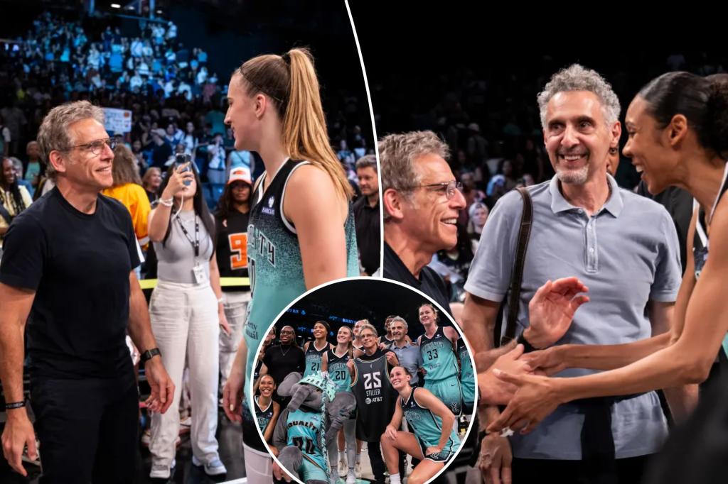 Liberty celebrate big win with Ben Stiller and | Sports News