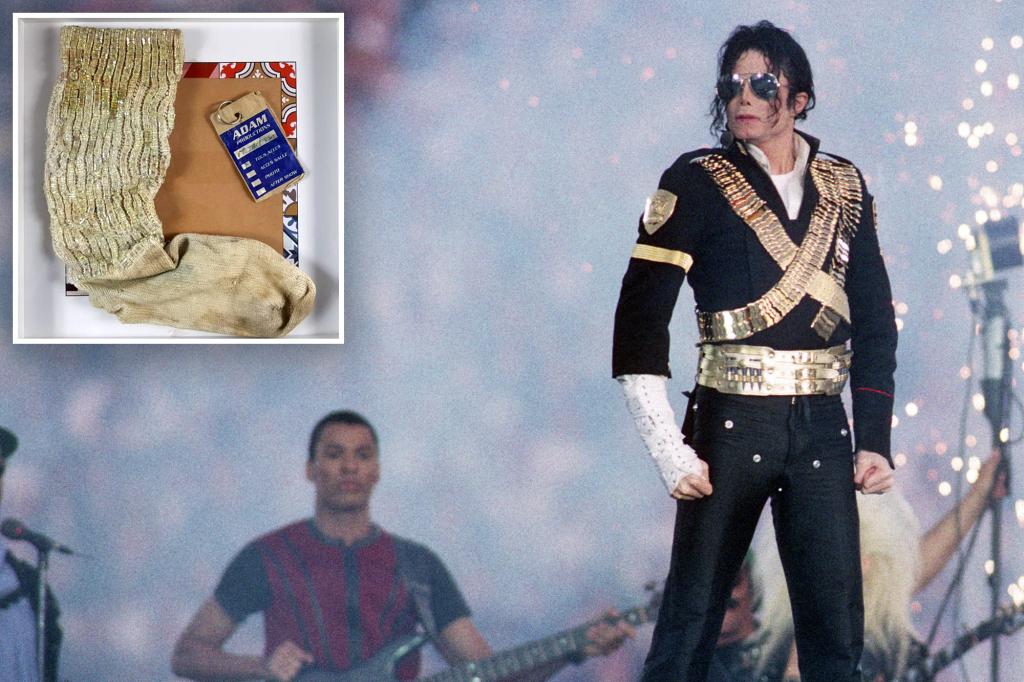 Michael Jackson’s dirty stage sock sells for | Lifestyle News