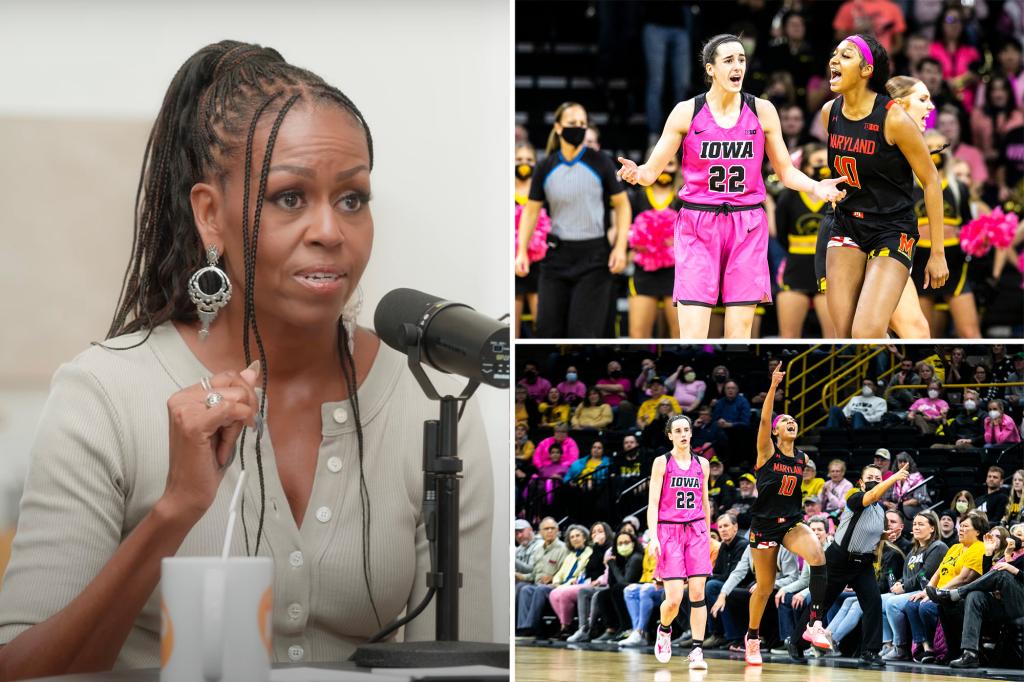 Michelle Obama weighs in on Caitlin Clark-Angel | Gossip Wire