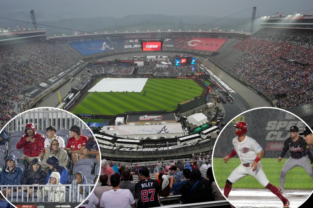 MLB Speedway Classic suspended due to drenching | Sports News