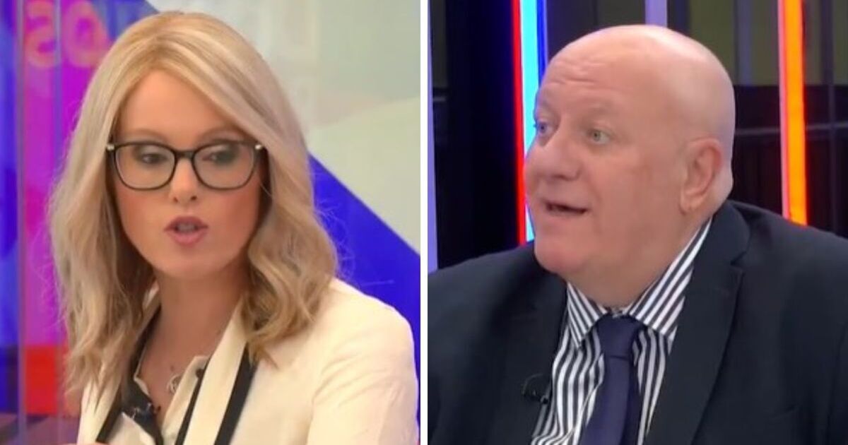 Moment GB News erupts into furious migrant row as host | UK News
