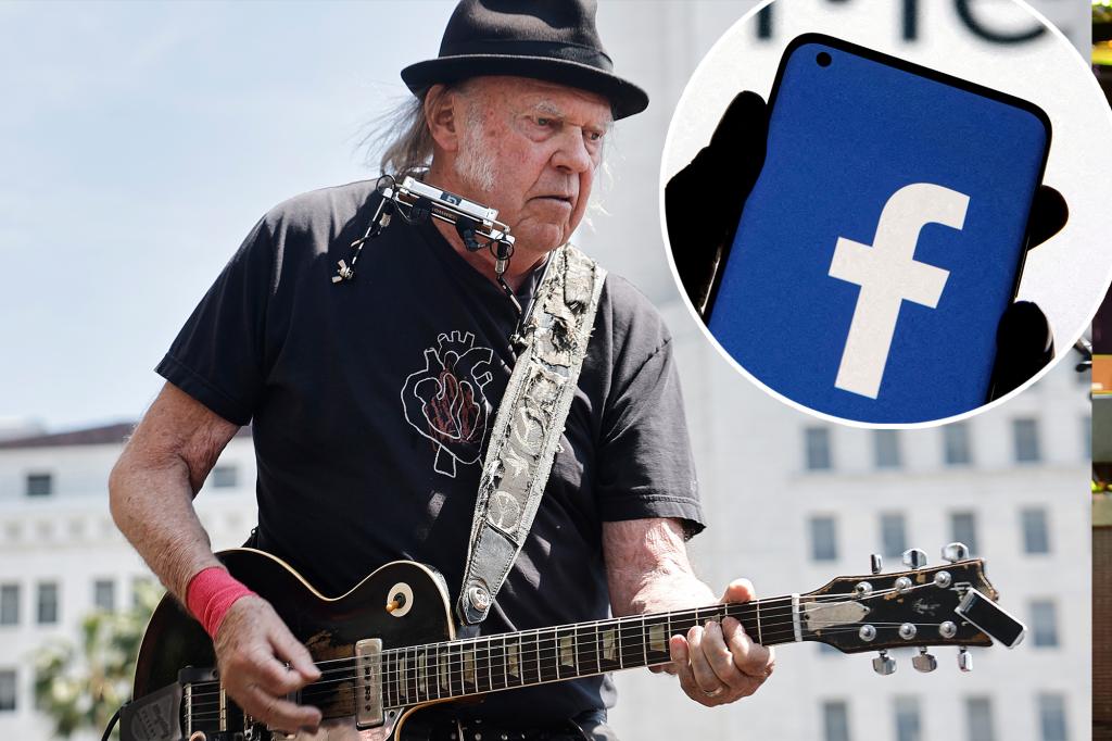 Neil Young ditches Facebook over policies for AI