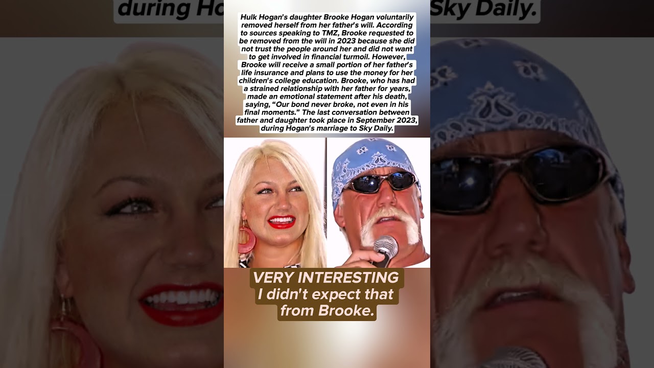Reason Why Brooke Was Removed From Hulk Hogan's