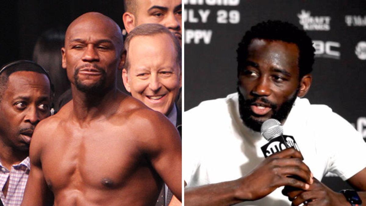 Terence Crawford hails Floyd Mayweather ahead of