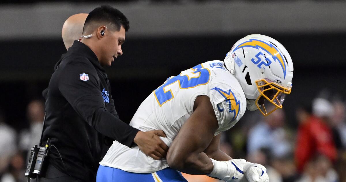 Chargers grateful Khalil Mack to miss little time