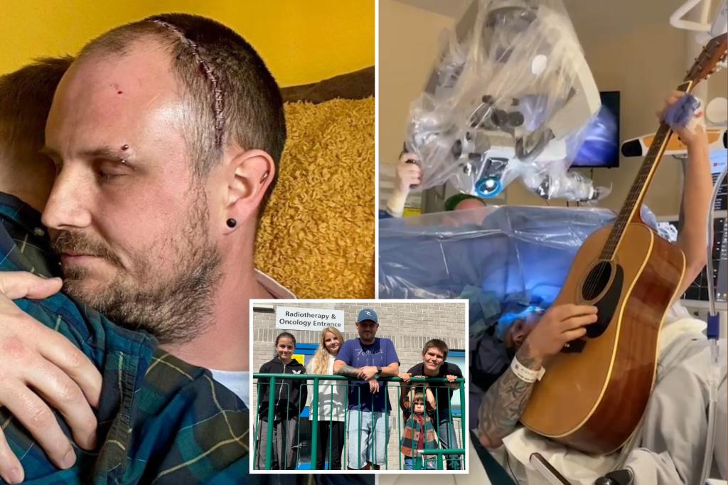 Dad plays guitar while having surgery to remove | Lifestyle News
