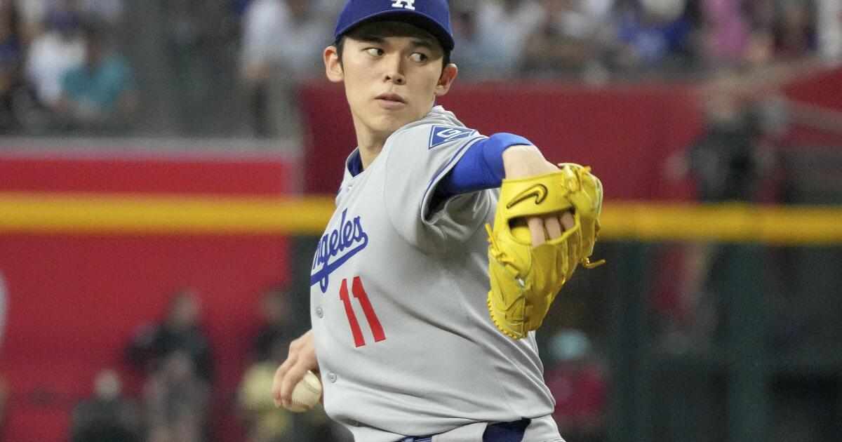 Dodgers bullpen is a mess. Can Roki Sasaki’s