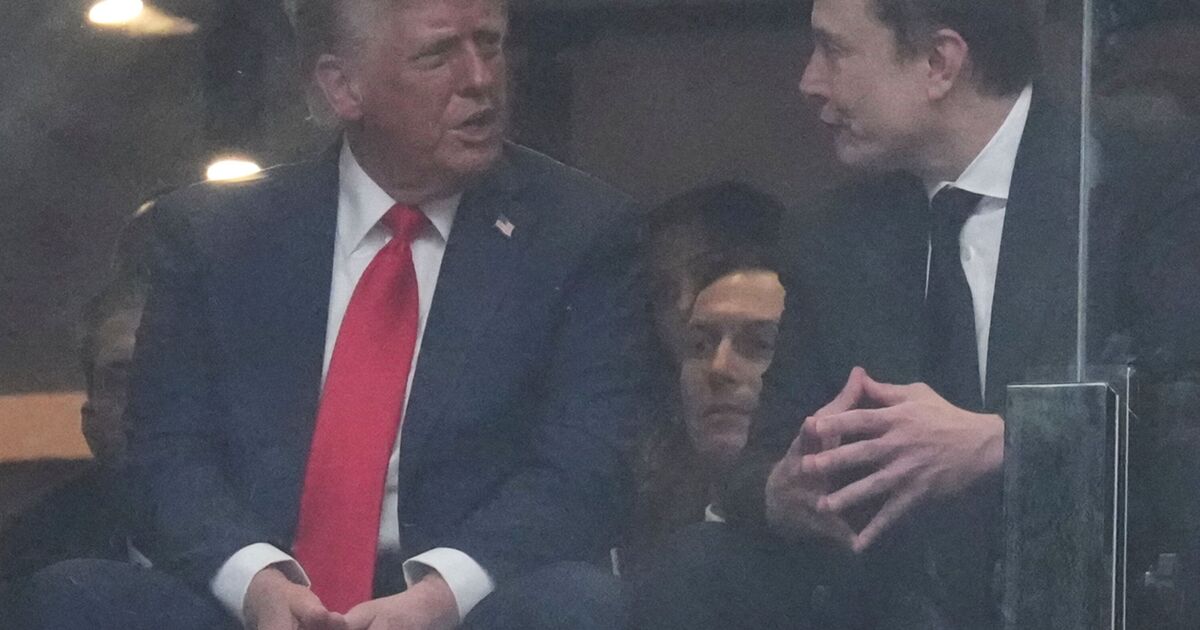 Elon Musk makes ‘pyramid hand symbol’ as he