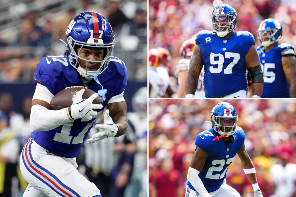 Giants risers, fallers after Week 2 loss to | Sports News