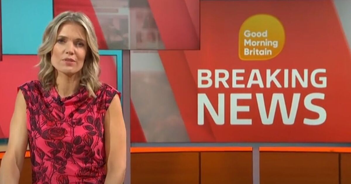 Good Morning Britain halted for breaking news as | UK News