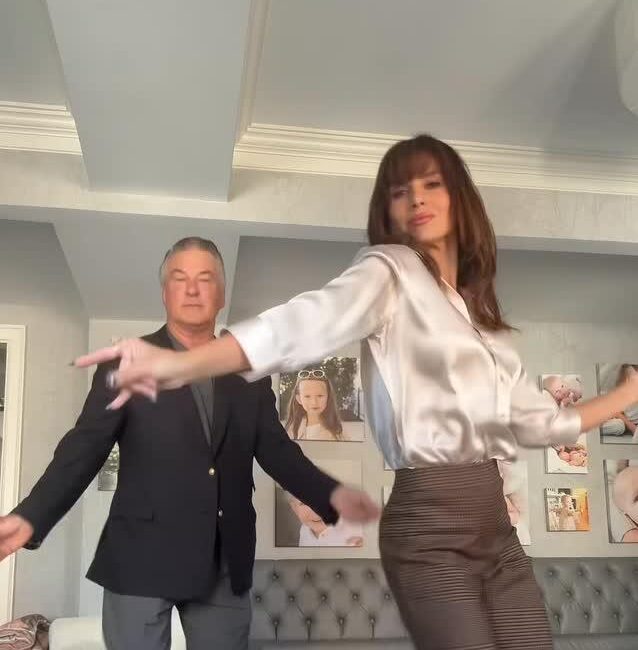 Hilaria And Alec Baldwin Share Cha-Cha Dance Video | Gossip Wire News