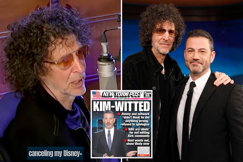 Howard Stern blasts ABC suspension of Jimmy | Gossip Wire
