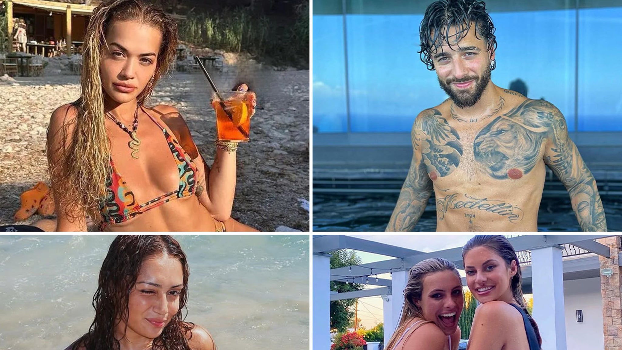 intimacyy Stars Get Wet N' Wild With Wet Hair