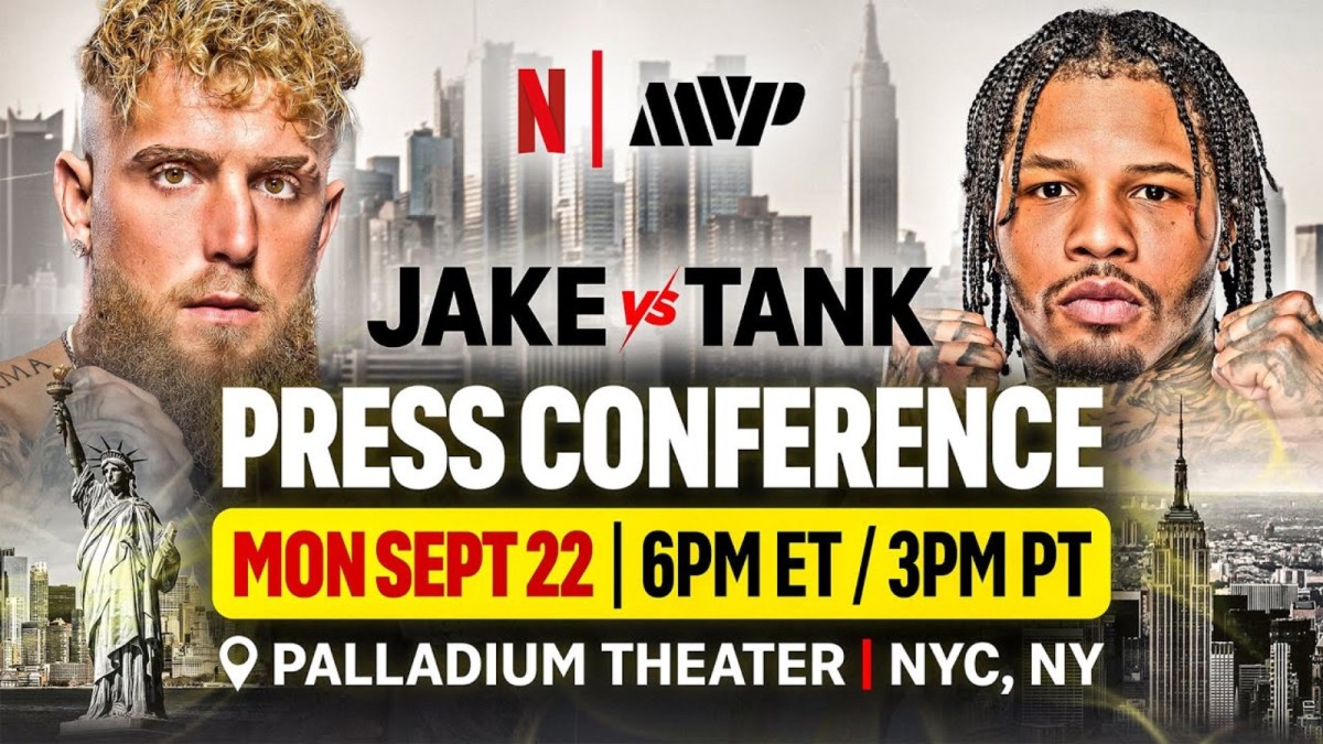 Jake Paul vs. Gervonta “Tank” Davis New York Press