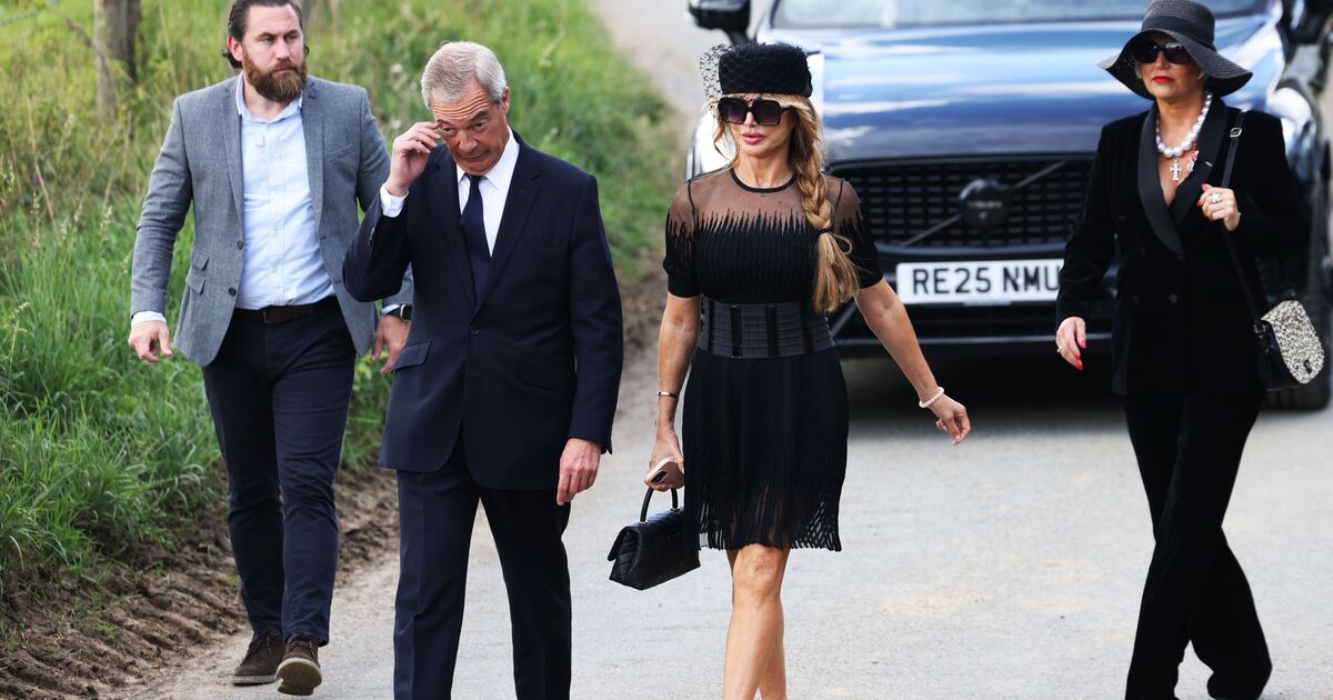 James Whale's funeral - Nigel Farage and Eamonn Holmes | UK News