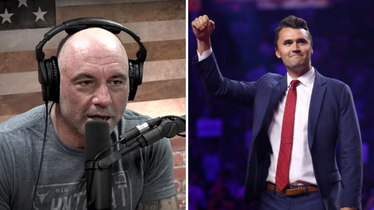 Joe Rogan reacts to Charlie Kirk's death LIVE