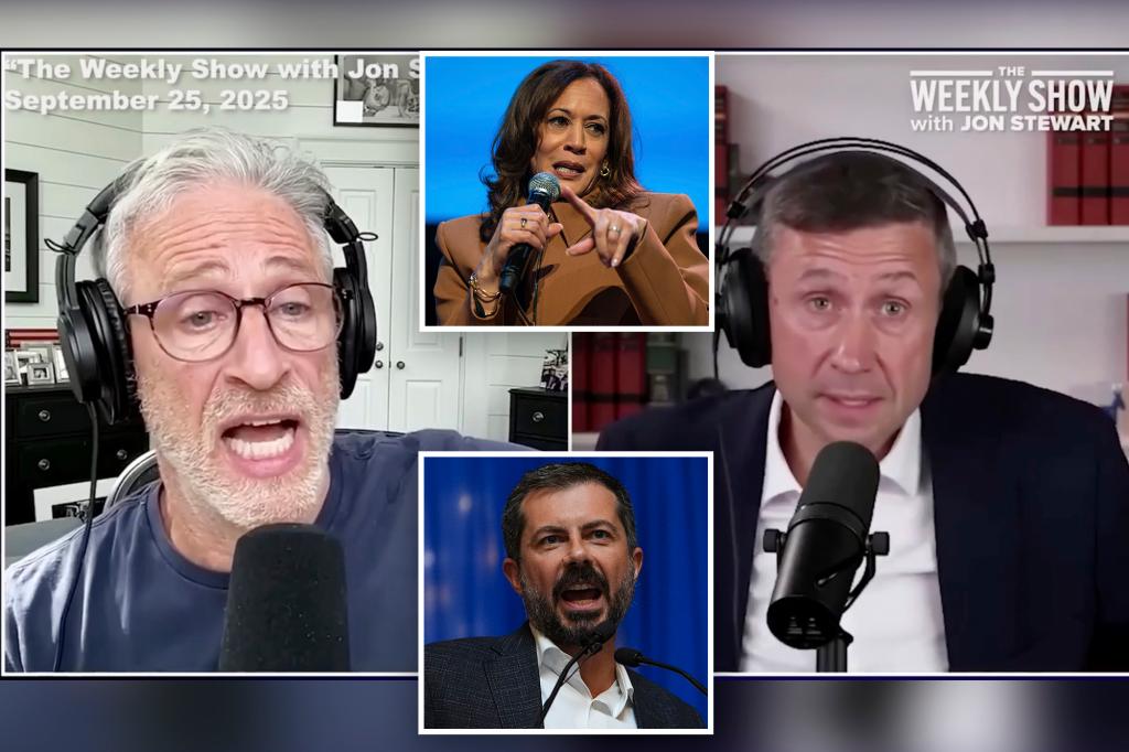 Jon Stewart lambasts Harris over her explanation | Gossip Wire