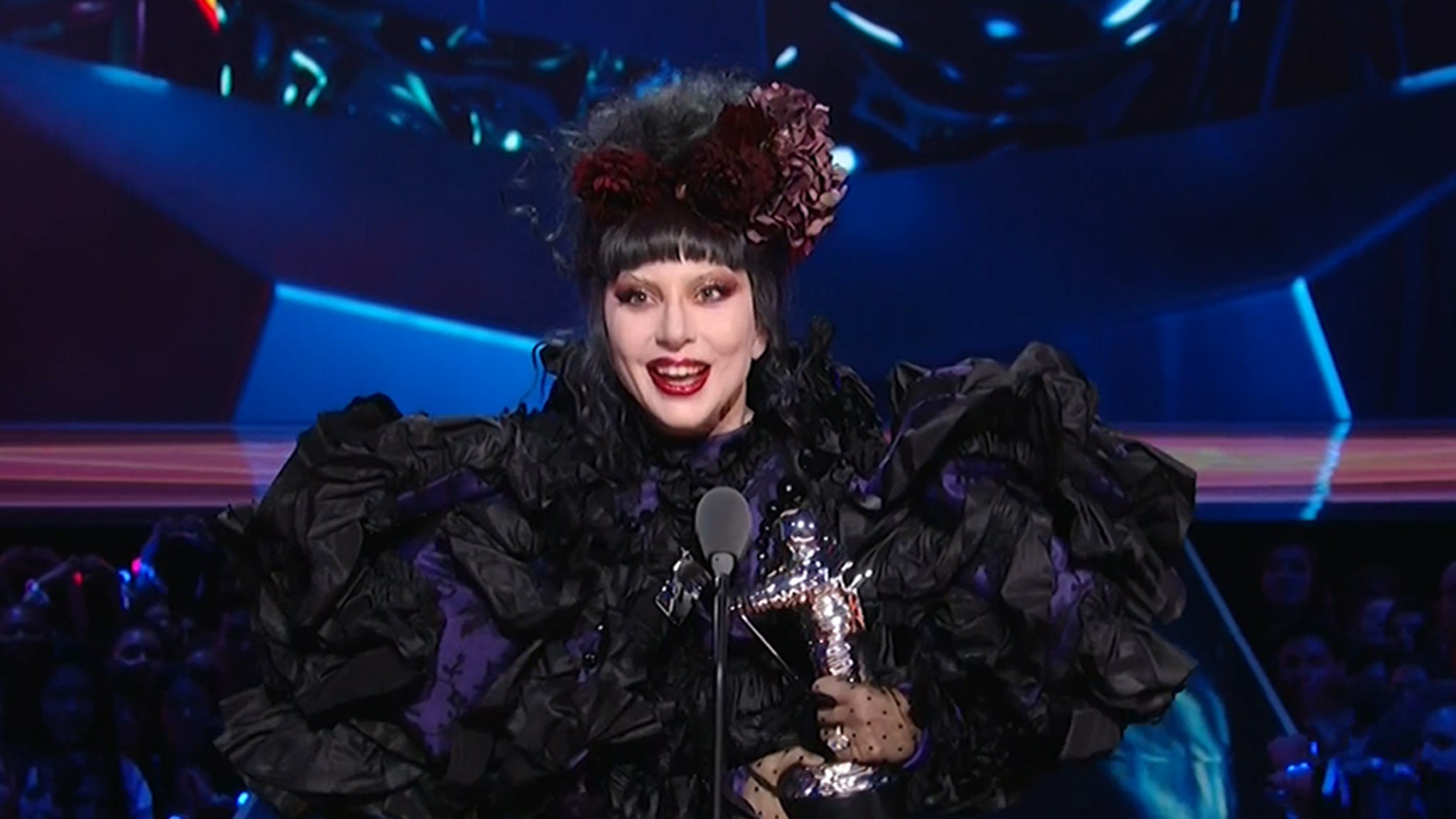 Lady Gaga Rushes to MSG For Show After Winning