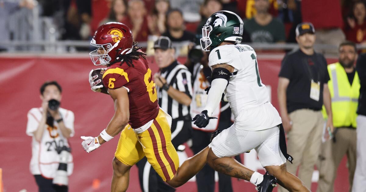 Makai Lemon and USC defeat Michigan State to