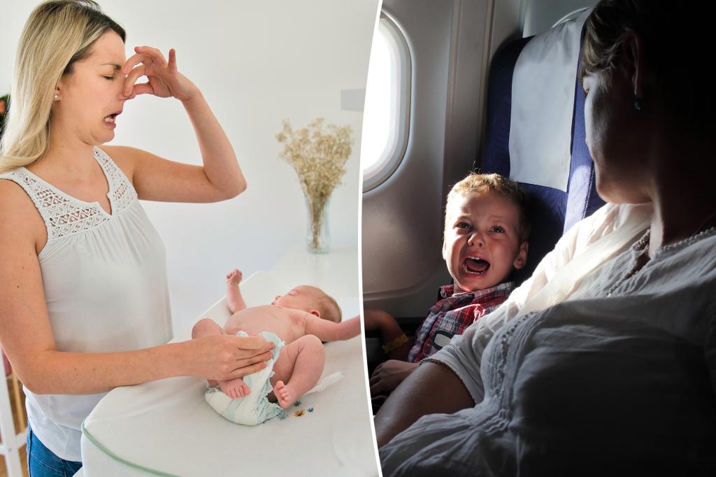 Mom changes baby’s diaper mid-flight, passengers | Lifestyle News