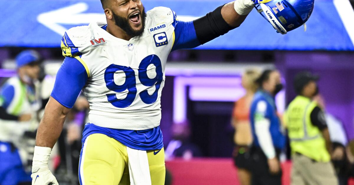 Rams legend Aaron Donald will have No. 97 jersey