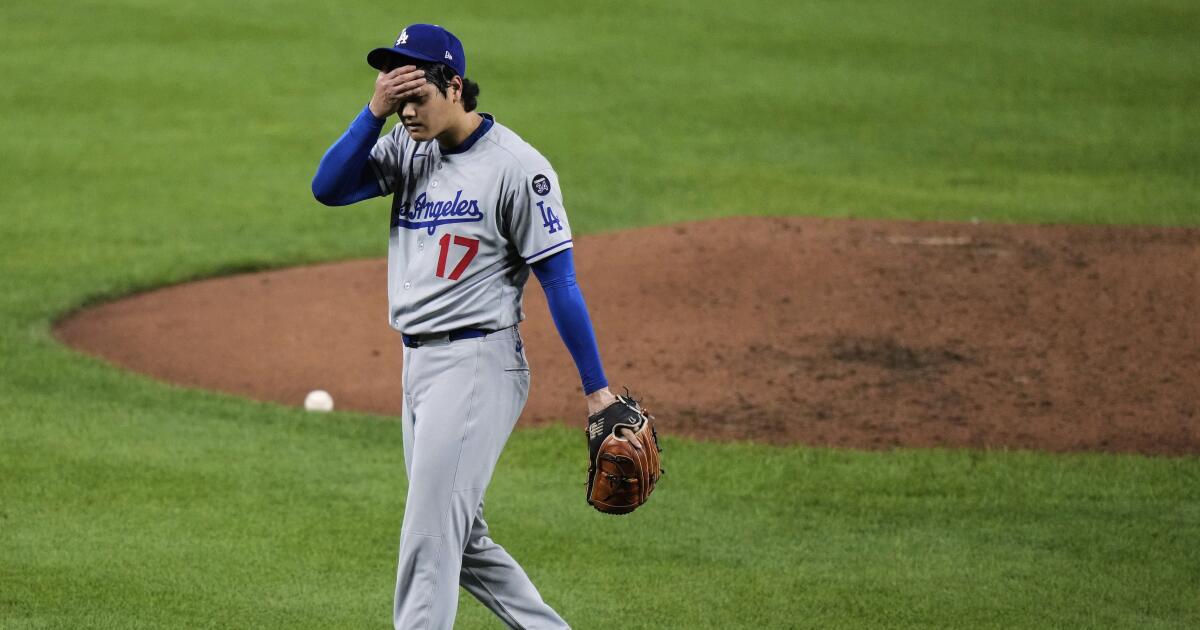 Shohei Ohtani in as emergency starter, but Dodgers