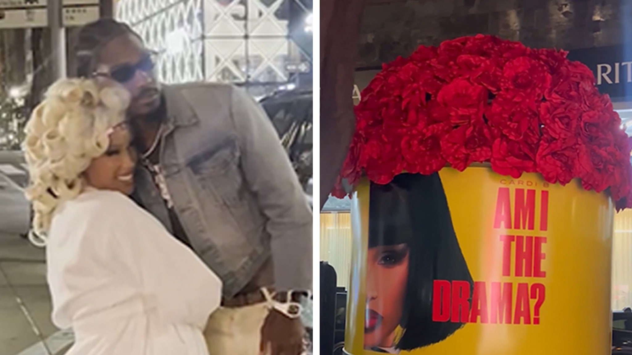 Stefon Diggs Surprises Cardi B With Truck Full of