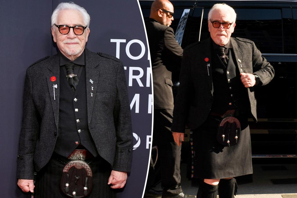'Succession' star Brian Cox accidentally flashes