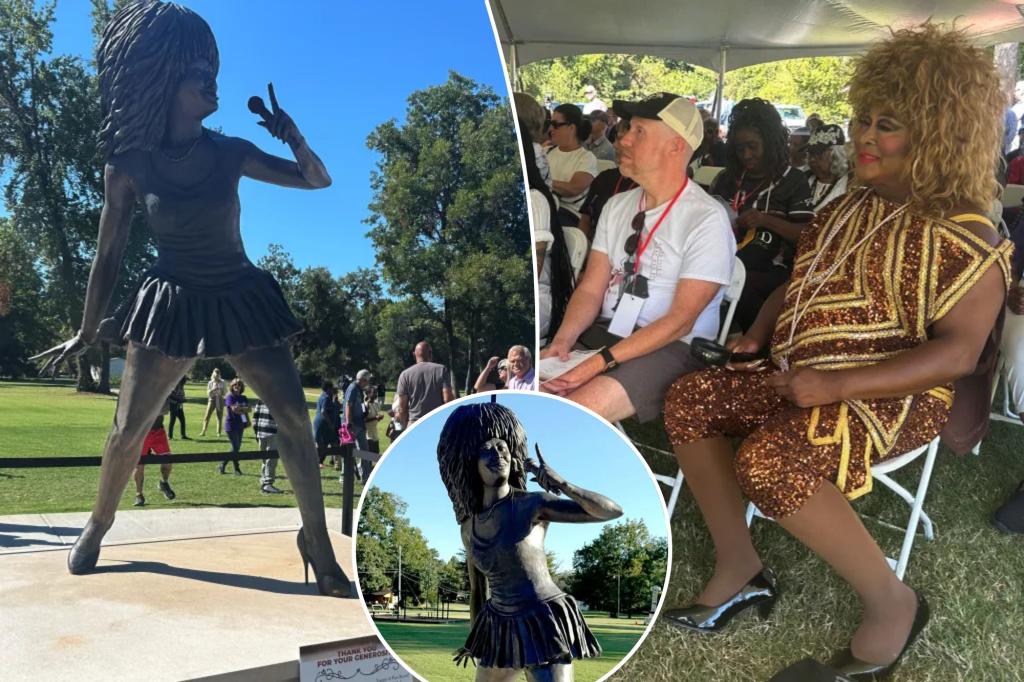 Tina Turner statue unveiled in Nutbush, Tennessee