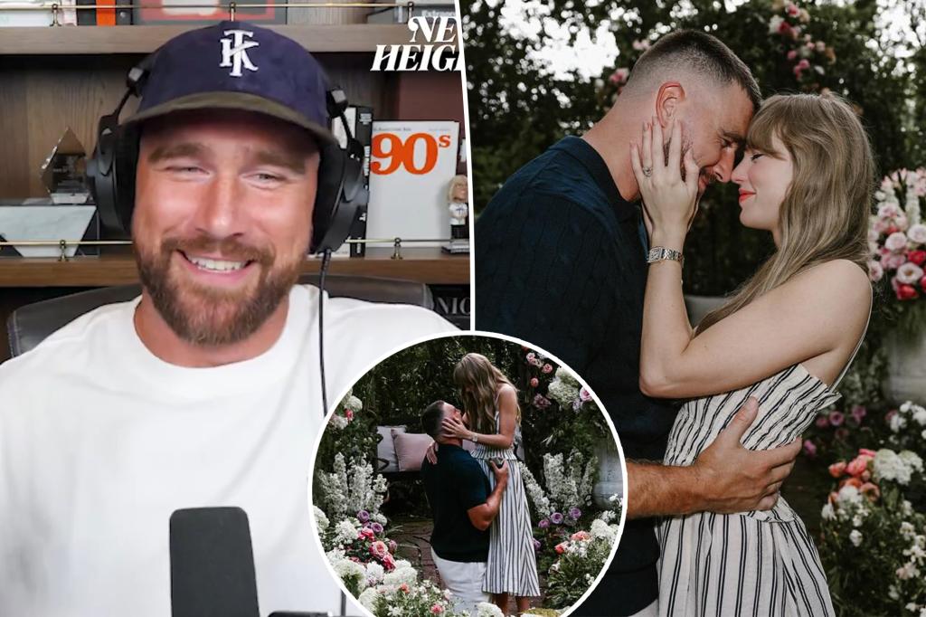 Travis Kelce breaks silence on engagement to | Sports News