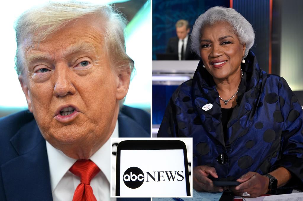 Trump demands ABC News fire ex-DNC boss Donna | Gossip Wire