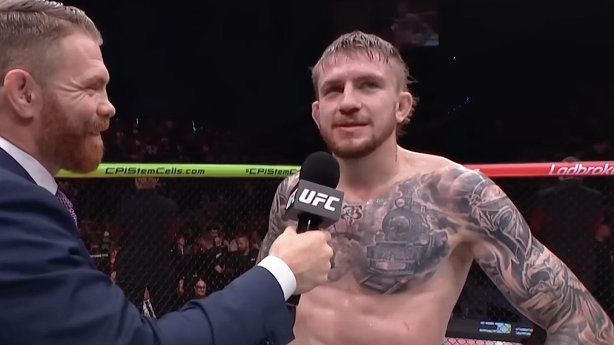UFC Perth Bonus winner Octagon Interview: Tom