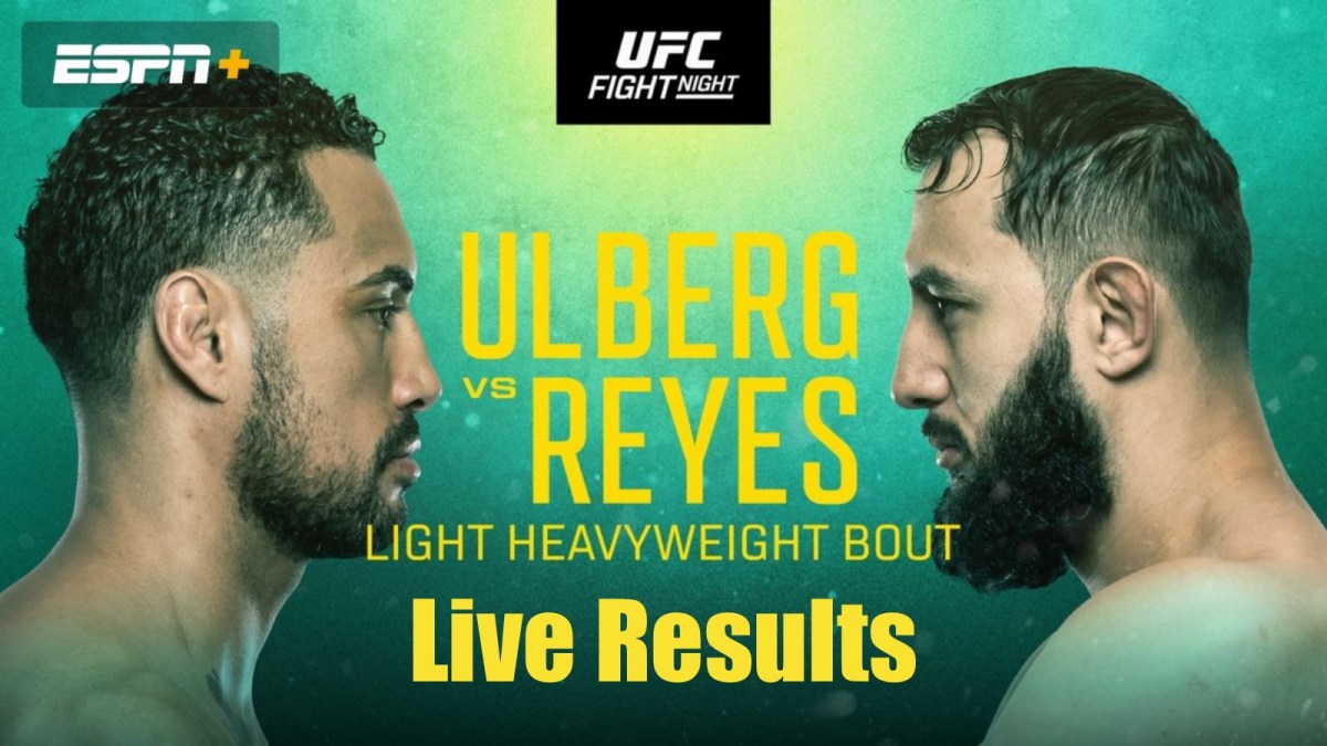UFC Perth: Ulberg vs. Reyes Live Results and