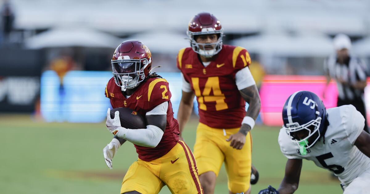 USC rising star tailback Waymond Jordan never gave