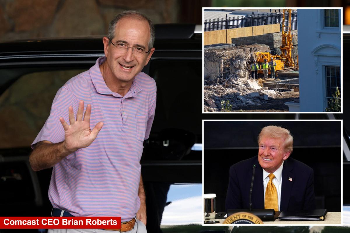 Comcast delivers fat gift for White House ballroom | Gossip Wire