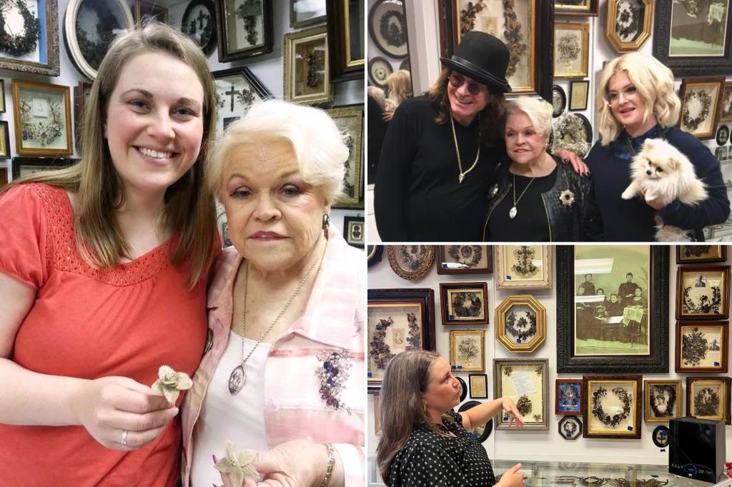 Hair museum showcasing locks from Marilyn Monroe