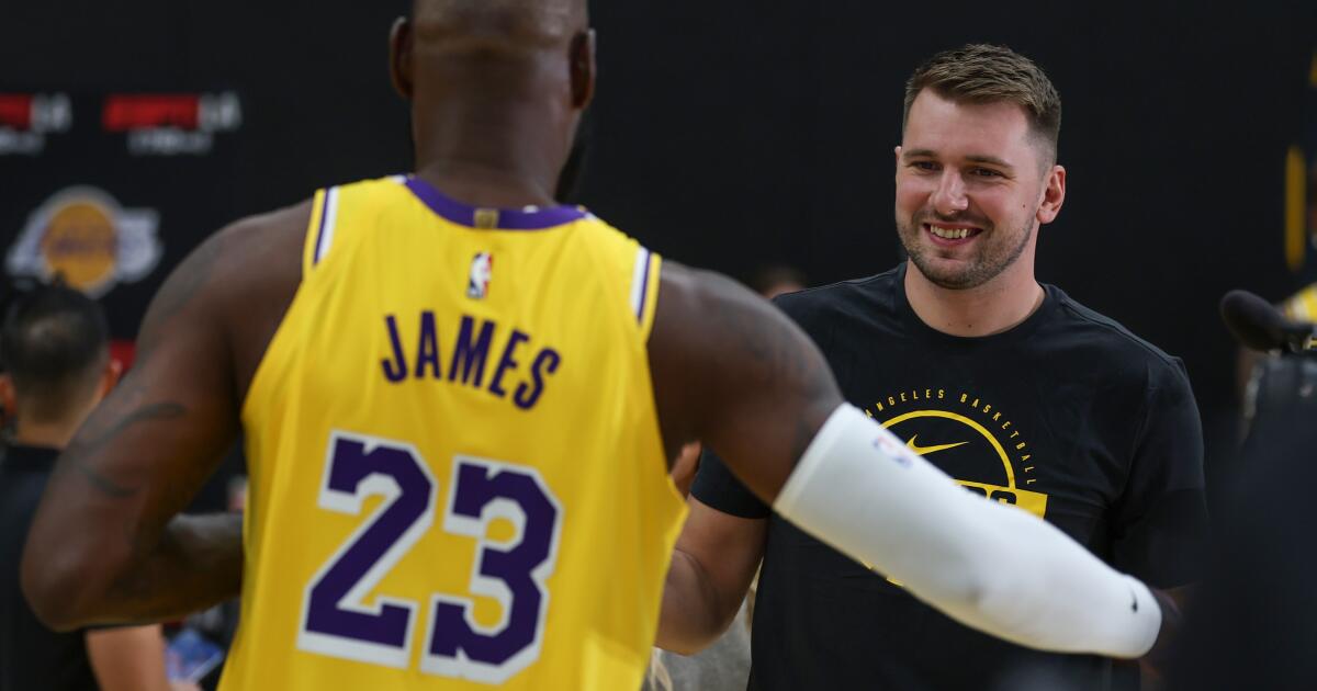 Luka Doncic treats Lakers teammates to Porsche