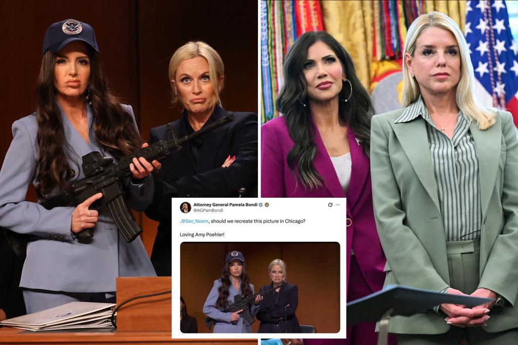 Pam Bondi responds to 'Saturday Night Live' parody