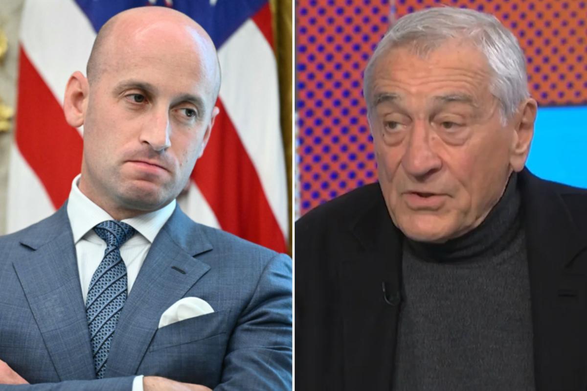 Robert De Niro slams Stephen Miller as a 'Nazi' on | Gossip Wire