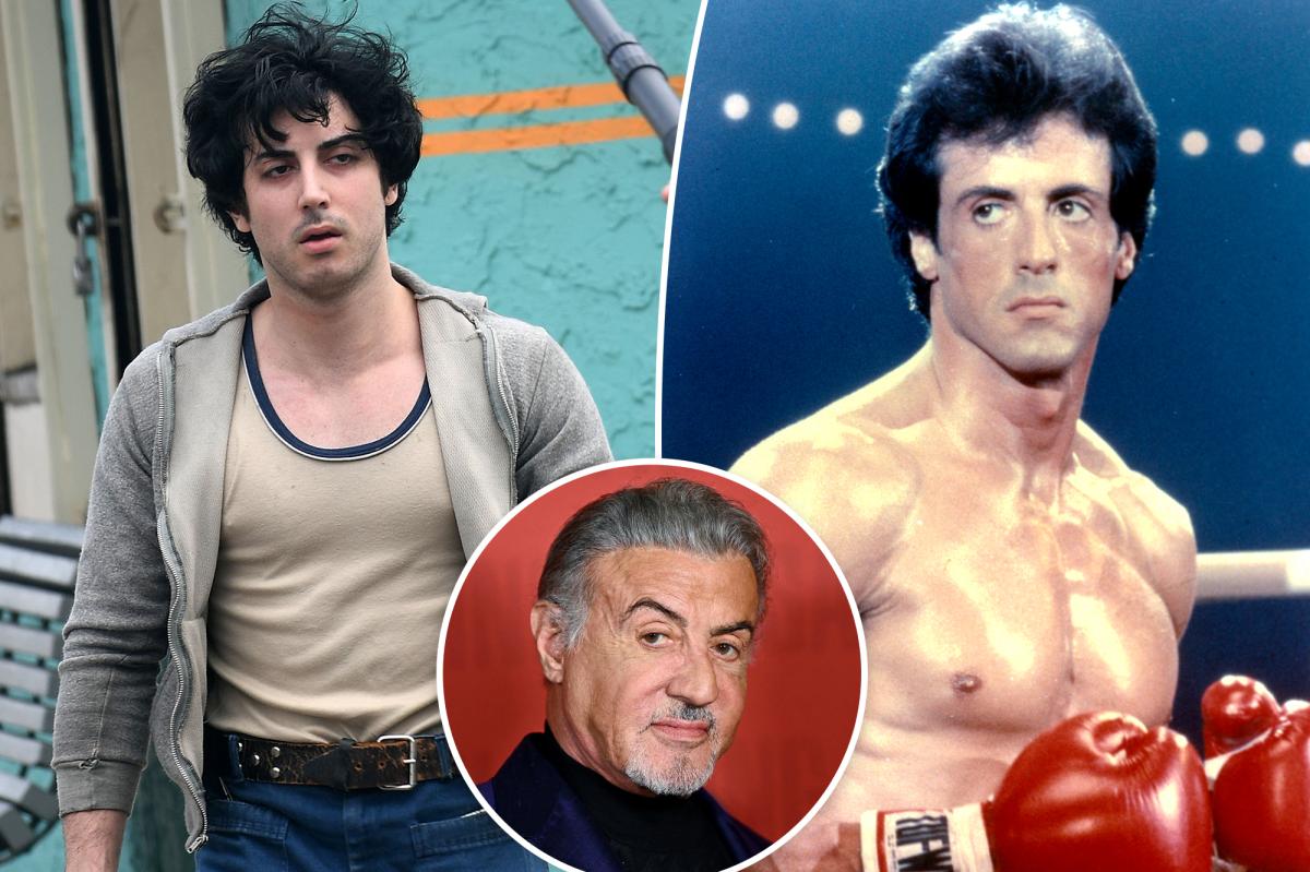 Sylvester Stallone cheers on the lookalike actor