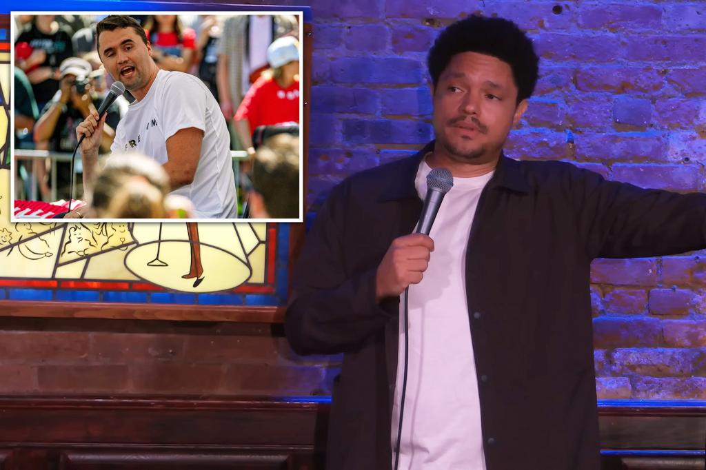 Trevor Noah says it was 'funny' that Charlie Kirk