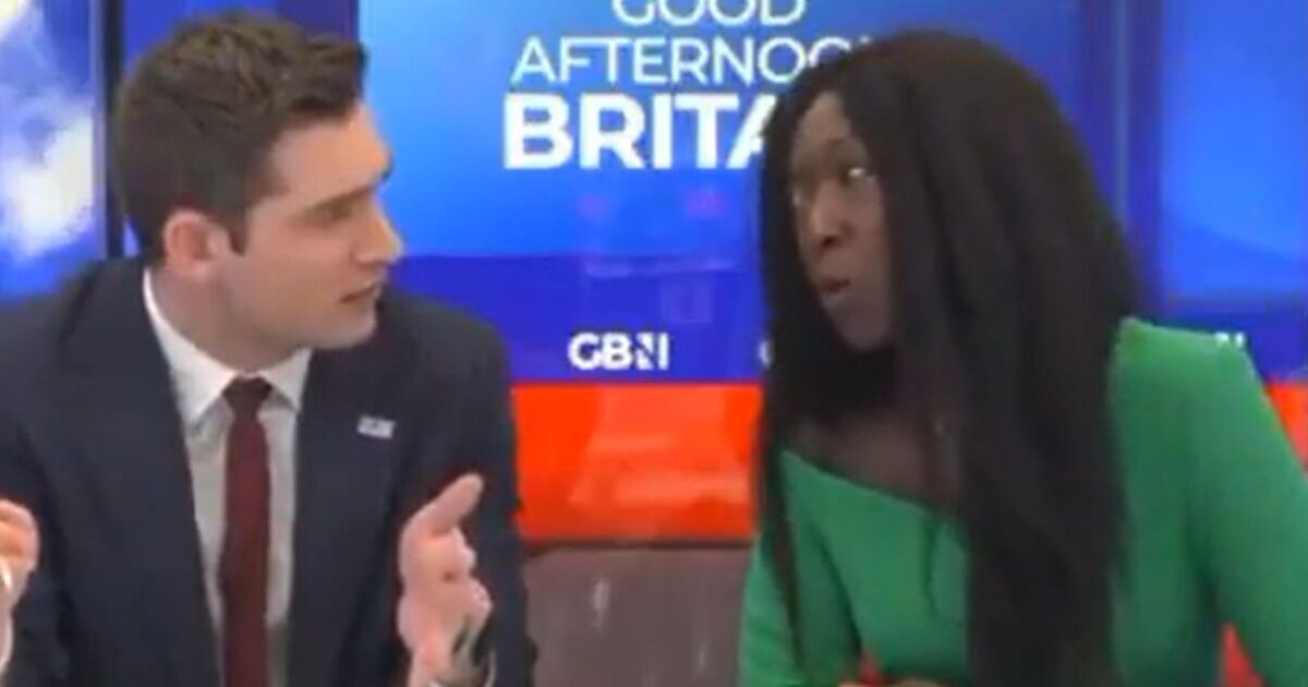 GB News Nana Akua clashes with patronising co-star | UK News